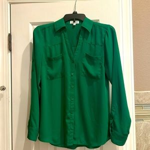 Express Portofino Blouse Green